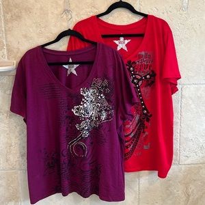 Batch of two awesome t-shirts!! (Size 4X)